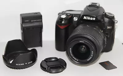 Nikon D90 Digital Camera  18-55mm Lens Tested.Free Warranty. 7926 Shutter Count • $234.29