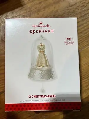 Hallmark Keepsake Ornament 2013 O Christmas Angel Globe Magic Sound Motion • $9.25