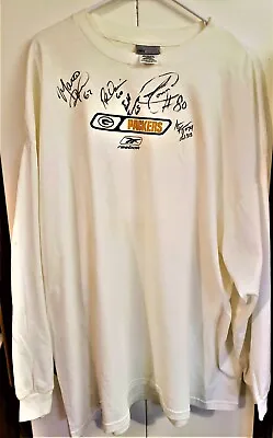Reebok Green Bay Packers Long Sleeve Shirt Signed Donald Driver #80 And 4 More • $468.95