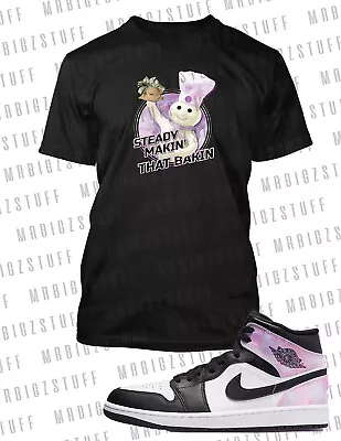 Doughboy Steady Makin Bacon Sneaker Tee Shirt  Air J1 Tie Dye Pro Club Shaka Tee • $24.17