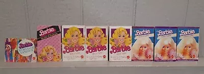 Lot Of 8 Vintage Retro 1980s Barbie World Of Fashion Product Brochures Mattel • $24