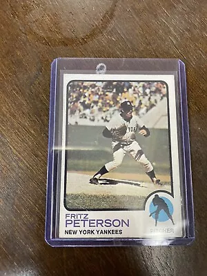 T.C.G 1973 Topps Baseball Fred Peterson #82 Base Yankees • $1.27