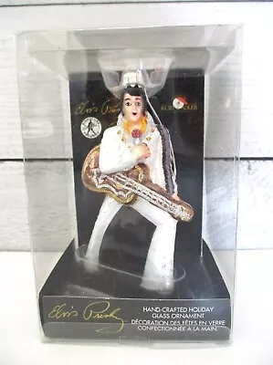 Kurt S Adler 2006 Elvis Presley Hand Crafted Glass Christmas Ornament NIB • $14.99