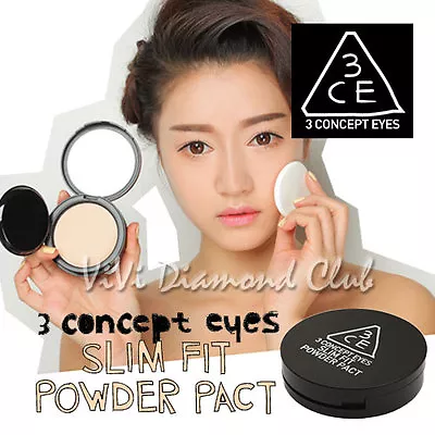 Korean STYLENANDA 3CE 3 CONCEPT EYES Slim Fit Powder Pact 8g ***US SELLER*** • $132.98