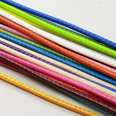 £5.99 • Buy Jewellery Making Necklace Cord DIY Mix Colours Leather Rope Lobster Clasp 20pcs