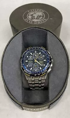 Citizen Eco Drive Skyhawk Radio Blue Angels Watch U600 S052190 • $290