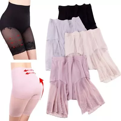 Anti Chafing Big Elastic Ladies Underwear Safety Pants Sexy Lace Women's Shorts • £5.86