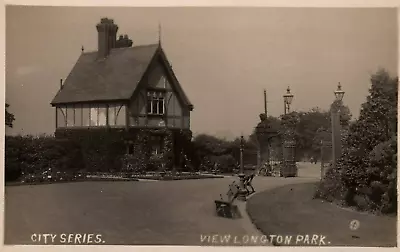 Longton Park Stoke On Trent England City Series RPPC Vintage Postcard • £4.70