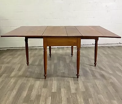 Vintage Or Antique Early American Colonial Style Gate Leg Drop Leaf Dining Table • $799