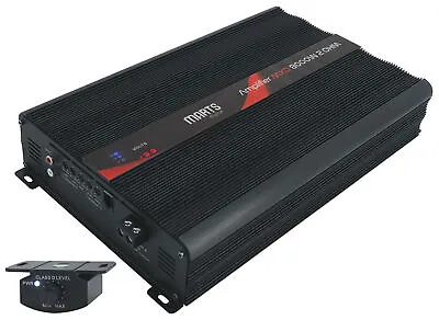 Marts Digital MXD 8000 2 OHM 8000w RMS Mono Car Amplifier Class D Amp+Bass Knob • $434.90