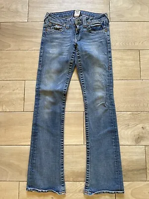 True Religion Jeans Teen 28/32 Gina Blue Wash Boot Cut Stretch • $19.99