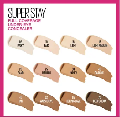 Maybelline Superstay Full Coverage Under-Eye Concealer You Choose • $9.99