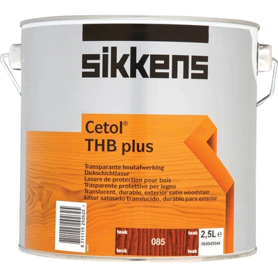£86.95 • Buy Sikkens Cetol THB Plus Translucent Woodstain Mahogany 2.5l