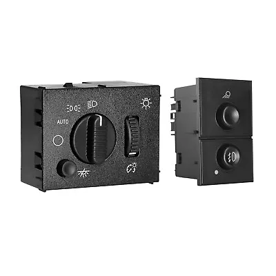 2pc Fog Light Switch & Headlight Switch For Chevy Silverado GMC Sierra Cadillac • $25.99