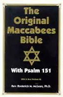 Original Maccabees Bible-Oe: With Psalm 151 • $18.75