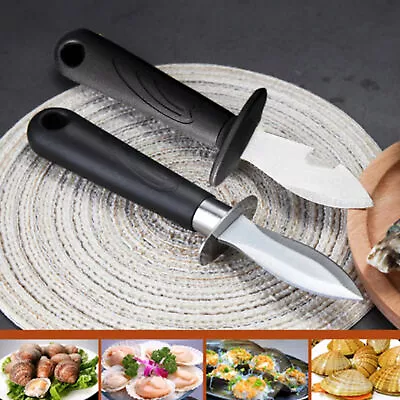 Oyster Shucking Knife S/Steel Clam Shellfish Seafood Opener Tool Shucker Clam • $17.79