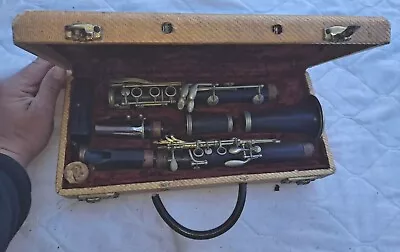 Vintage Noblet Model 'n' Paris France Wood Clarinet + Original Noblet Case • $129.99