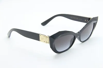 New Dolce & Gabbana Dg 6123 501/8g Black Gold Authentic Sunglasses Dg6123 54-17 • $164.65