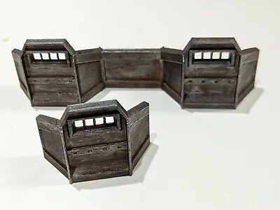 Barricades For Table Top Wargaming 28mm 40k Scenery Terrain Warhammer • £2