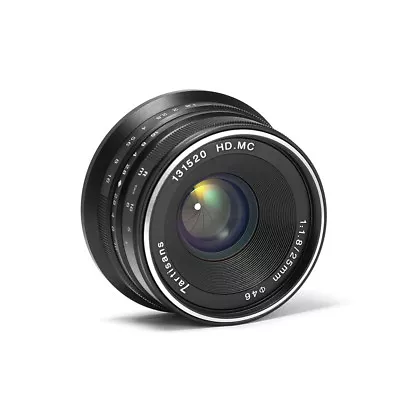 7artisans 25mm/f1.8 Manual Fixed Lens 12 Blades Aluminum Mount F Fuji Cameras • £71.99