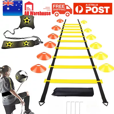 Agility Ladder Speed Training Equipment Set Running For Football Fitness Kit AU • $26.89