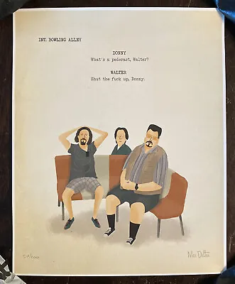 The Big Lebowski 2015 Art Print Poster Dude Walter Donny Max Dalton Mondo Sdcc • $237.49