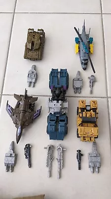 Transformers HASBRO Combiner Wars Combaticons BRUTICUS Set Of 5 With Boxes Used • $299