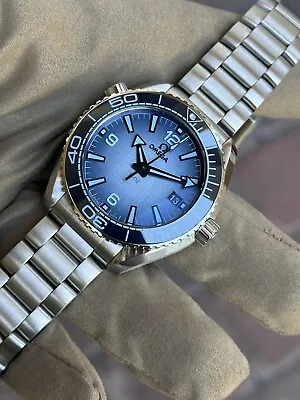 Omega Seamaster Planet Ocean SUMMER BLUE LIMITED 39.5 Watch 215.30.40.20.03.002 • $7505