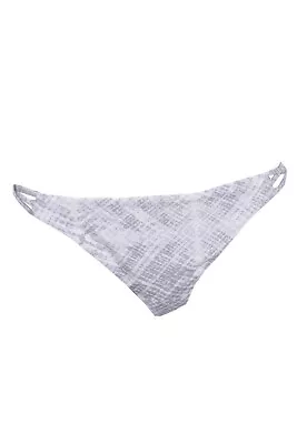 O'Neill Grey White Vida Printed Cross-Tab Bikini Bottom XL • $5.99