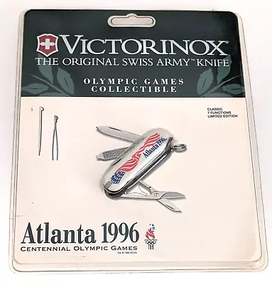 1996 Atlanta Olympics Swiss Army Knife : Officially Licensed : Factory Sealed • $47.79