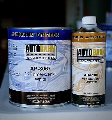 Autobahn 2K Primer Sealer White GALLON Kit! Auto Car Paint AP - 8067/ High Teck • $134.99