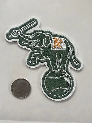 Oakland A's Athletics  The Swingin  Vintage Embroidered Iron On Patch 3” X 2” • $4.99