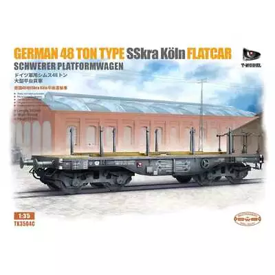 T-Model 1:35 German 48T Type SSkra Köln Heavy Platform Truck Model Military Kit • £49.95