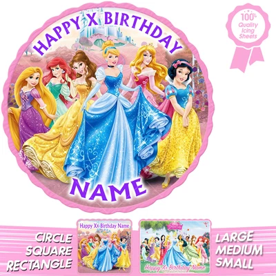 £2.99 • Buy Disney Princess Cake Topper Personalised