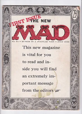 Mad #24 [1955 Gd] 1st Magazine Issue! • $79.99