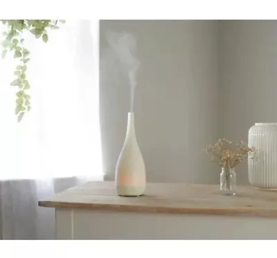 Made By Zen Kharis / Thalia Aroma Diffuser With Mood Colour Change Lamp White • £20