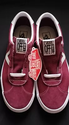 1534 VANS Sneaker Mens/Womans Vans Sport Suede/fabric Shoe Burgundy • $75