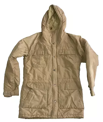 VTG Sierra Designs DeNiro Carl Sagan 60/40 Parka Tan Beige Jacket Mens Sz S RARE • $69.99