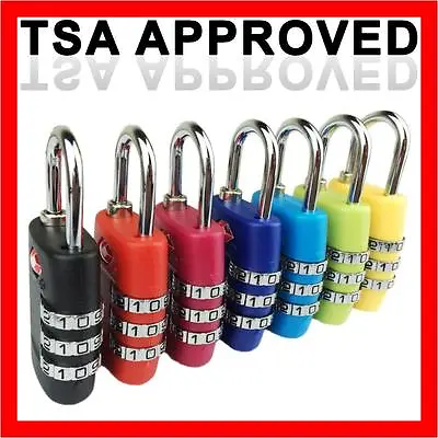 $7.75 • Buy TSA Approved Combination Security Padlock For Travel Luggage Suitcase Locks Lock