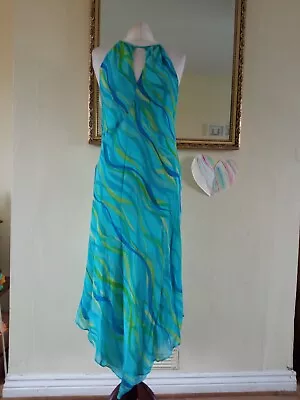 Vintage 90s PLANET Silk Dress - Fairy Boho Retro Vibes • £21