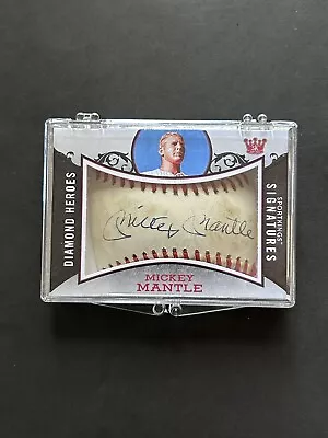 Mickey Mantle Yankees 2018 Sportkings 1/1 Diamond Heroes Auto Autograph Card • $2799