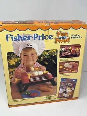 Vintage 1987 Fisher Price Fun With Food Sizzling Barbecue In Box Kabob UNUSED • $55