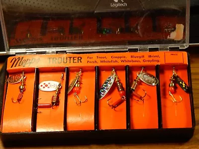 Old Mepps Killer Kit Trouter In Plastic Box 6 Lures Nib Lqqk #1 • $14.99