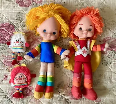 Original Vintage 1983 Rainbow Brite Soft Toy Dolls Set Hallmark Cards / Mattel • £65