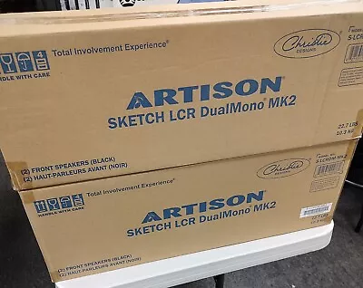 Artison S-LCRDM-MK2 Sketch MK2 LEFT/RIGHT DualMono Center Channel Speakers • $299.99