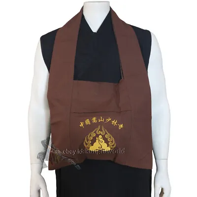 Shaolin Kung Fu Buddhist Monk Shoulder Bag Backpack For Uniforms Robes Books • $27