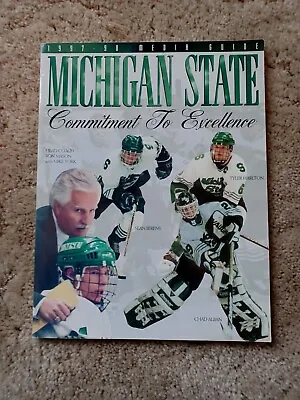 Vintage 1997-98 Michigan State Spartans Media Guide Hockey Almanac Excellent • $40