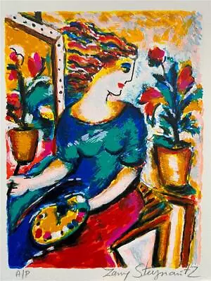 Zamy Steynovitz La Pintura Hand Signed Limited Serigraph On Paper Art • $39.99