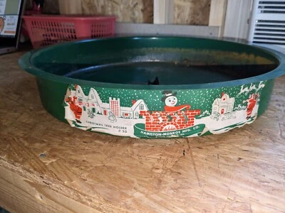 $14.99 • Buy Vintage Christmas Tree Stand - Metal - Hamilton Monroe Mfg. No. 20 - Used 