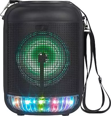 Intempo 50W LED Party Karaoke Bluetooth Speaker With Wired Microphone • £39.12